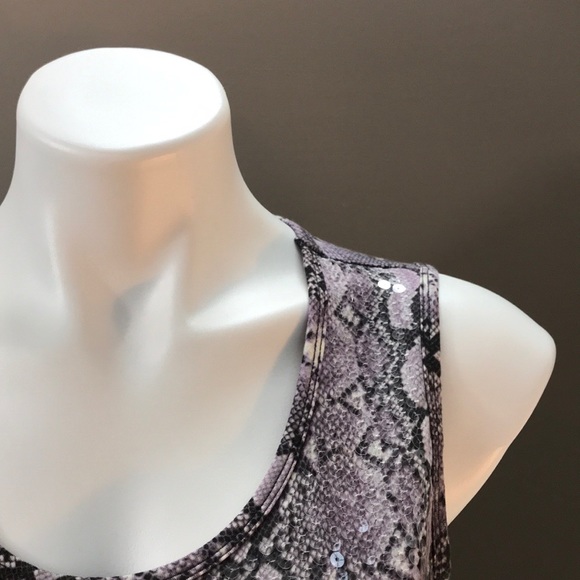 MICHAEL KORS Sequin Tank Size Petite Large - Picture 2 of 5